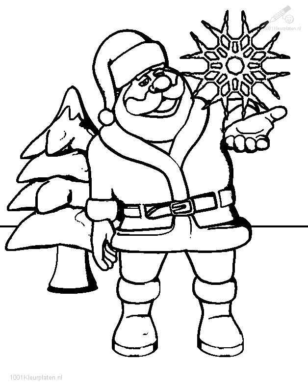 Dessin à colorier: Père Noël (Personnages) #104886 - Coloriages à Imprimer Gratuits