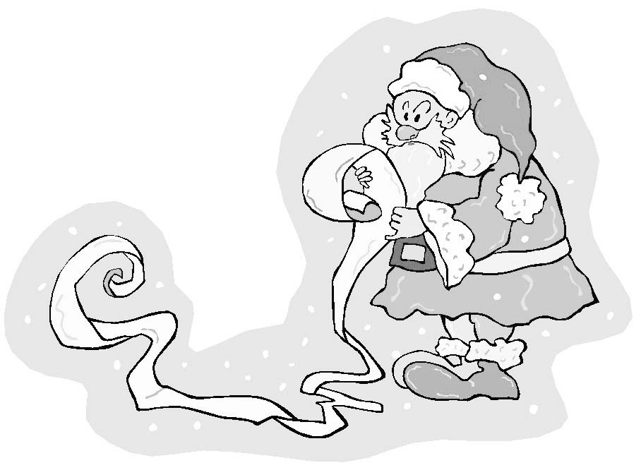 Dessin à colorier: Père Noël (Personnages) #104897 - Coloriages à Imprimer Gratuits