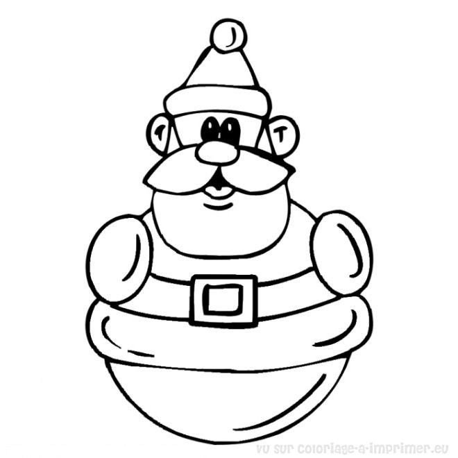 Dessin à colorier: Père Noël (Personnages) #104915 - Coloriages à Imprimer Gratuits