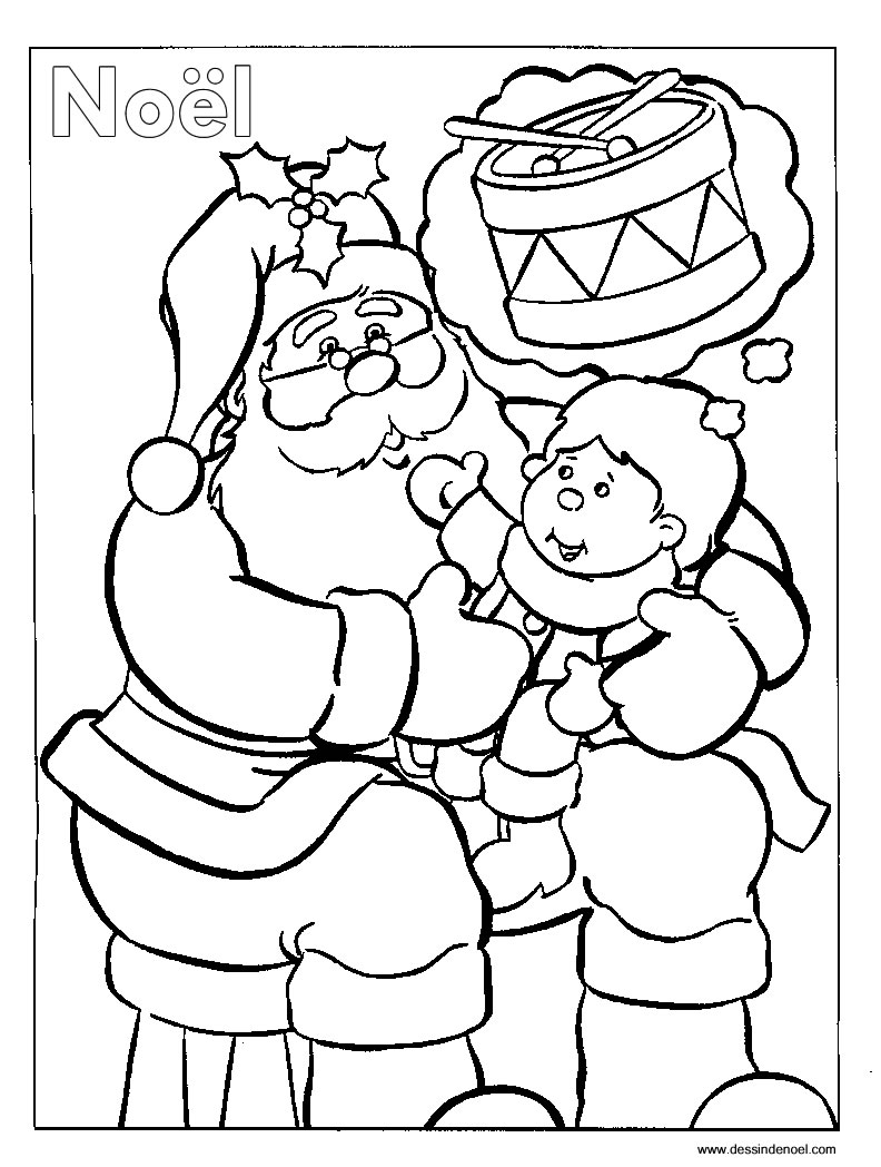 Dessin à colorier: Père Noël (Personnages) #104961 - Coloriages à Imprimer Gratuits