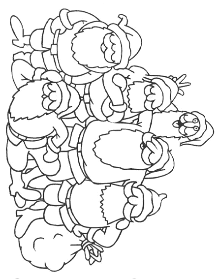 Dessin à colorier: Père Noël (Personnages) #104985 - Coloriages à Imprimer Gratuits