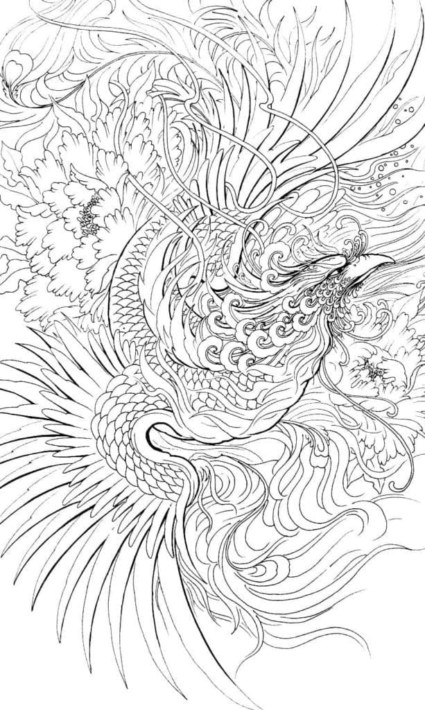 Coloriage gratuit Phoenix #192265 de la collection Personnages à imprimer Coloriage gratuit Phoenix #192265 de la collection Personnages à imprimer