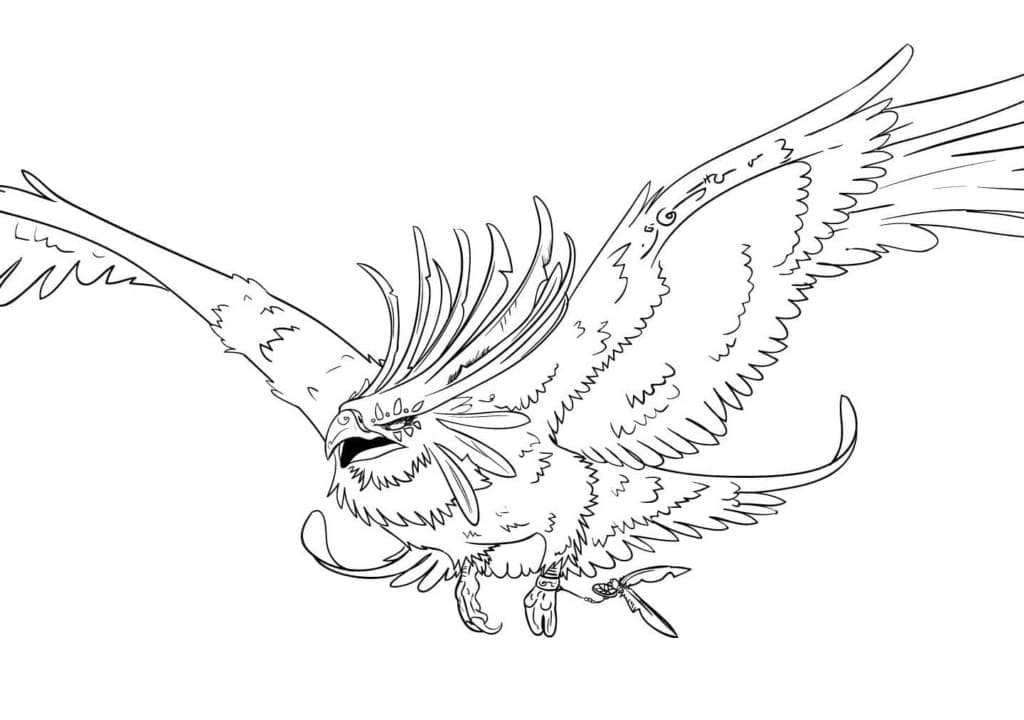 Coloriage gratuit Phoenix #192276 de la collection Personnages à imprimer