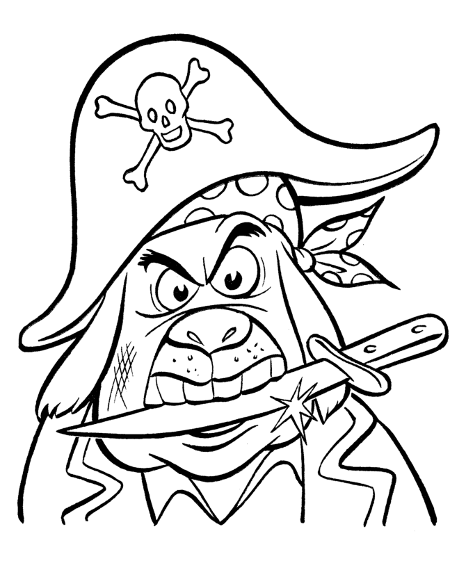 Dessin à colorier: Pirate (Personnages) #105017 - Coloriages à Imprimer Gratuits