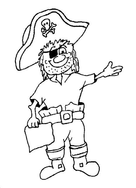 Dessin à colorier: Pirate (Personnages) #105077 - Coloriages à Imprimer Gratuits