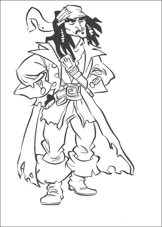 Dessin à colorier: Pirate (Personnages) #105099 - Coloriages à Imprimer Gratuits