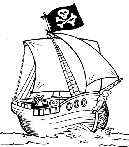 Dessin à colorier: Pirate (Personnages) #105104 - Coloriages à Imprimer Gratuits