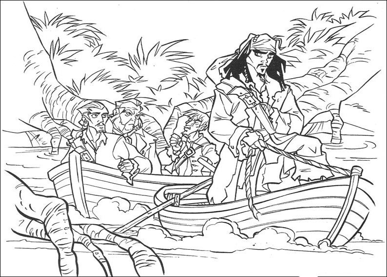 Dessin à colorier: Pirate (Personnages) #105214 - Coloriages à Imprimer Gratuits