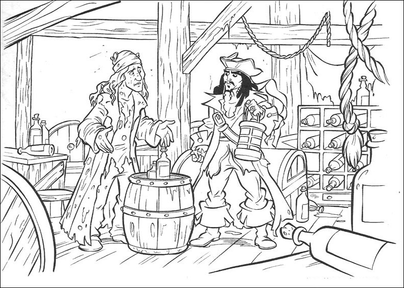 Dessin à colorier: Pirate (Personnages) #105221 - Coloriages à Imprimer Gratuits