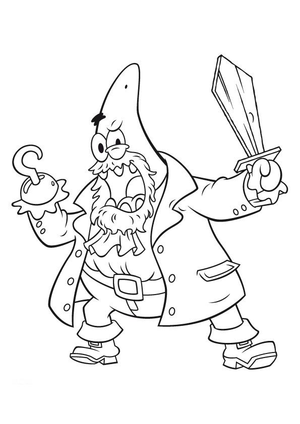 Dessin à colorier: Pirate (Personnages) #105286 - Coloriages à Imprimer Gratuits