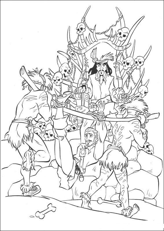 Dessin à colorier: Pirate (Personnages) #105299 - Coloriages à Imprimer Gratuits