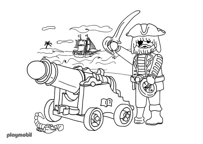 Dessin à colorier: Pirate (Personnages) #105303 - Coloriages à Imprimer Gratuits