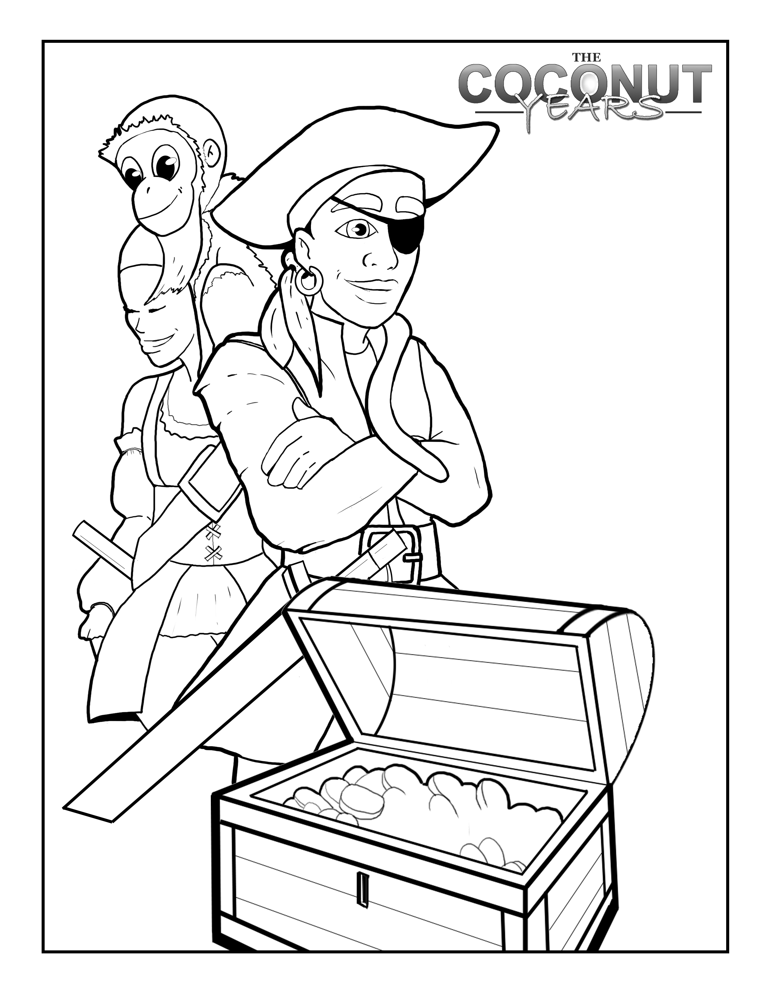 Dessin à colorier: Pirate (Personnages) #105308 - Coloriages à Imprimer Gratuits