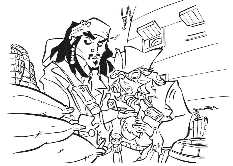 Dessin à colorier: Pirate (Personnages) #105340 - Coloriages à Imprimer Gratuits