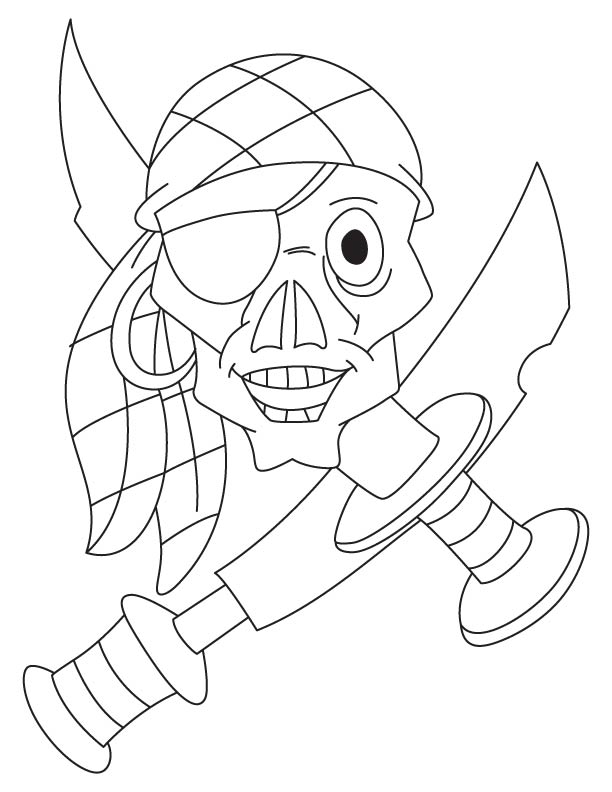 Dessin à colorier: Pirate (Personnages) #105346 - Coloriages à Imprimer Gratuits