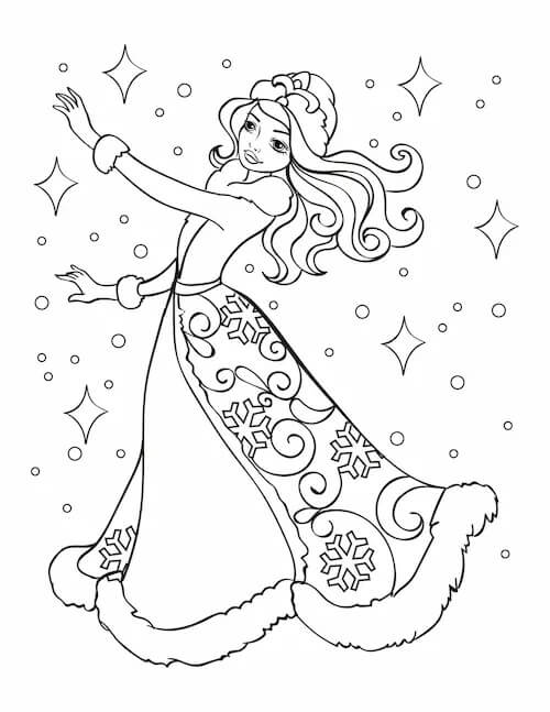 Illustration au trait Princesse #170927 de la collection Personnages à colorier gratuitement Illustration au trait Princesse #170927 de la collection Personnages à colorier gratuitement