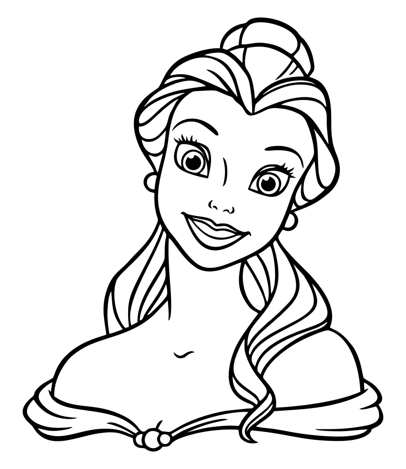 Coloriage gratuit Princesse #170941 de la collection Personnages à imprimer