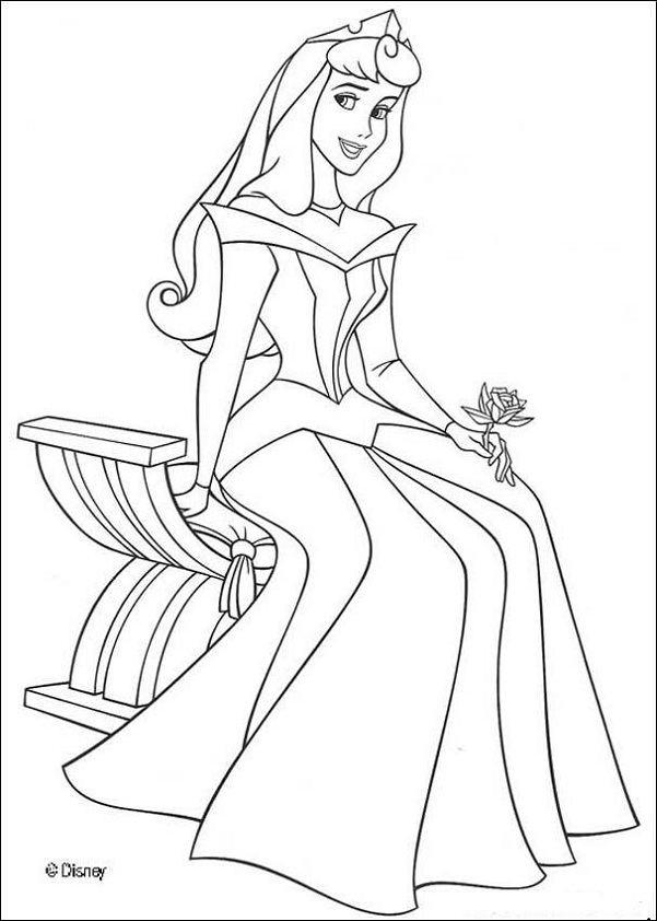 Dessin à colorier: Princesse (Personnages) #85181 - Coloriages à Imprimer Gratuits