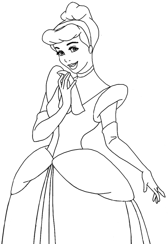 Dessin à colorier: Princesse (Personnages) #85219 - Coloriages à Imprimer Gratuits