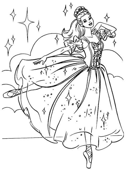 Dessin à colorier: Princesse (Personnages) #85220 - Coloriages à Imprimer Gratuits