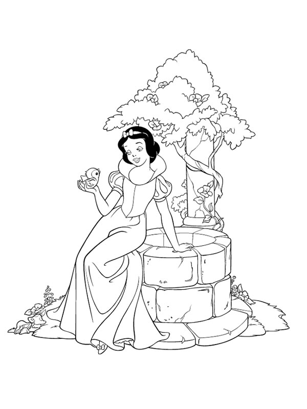 Dessin à colorier: Princesse (Personnages) #85227 - Coloriages à Imprimer Gratuits