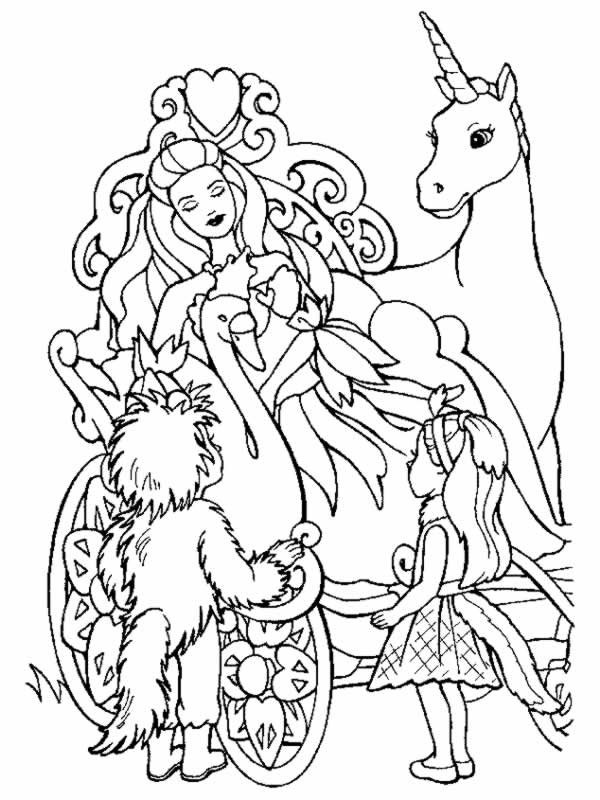 Dessin à colorier: Princesse (Personnages) #85253 - Coloriages à Imprimer Gratuits