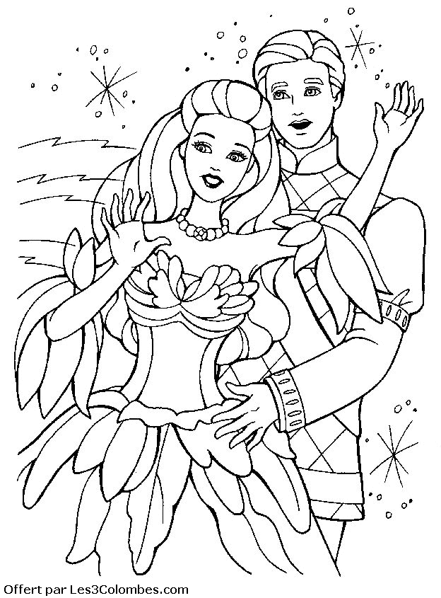 Dessin à colorier: Princesse (Personnages) #85282 - Coloriages à Imprimer Gratuits