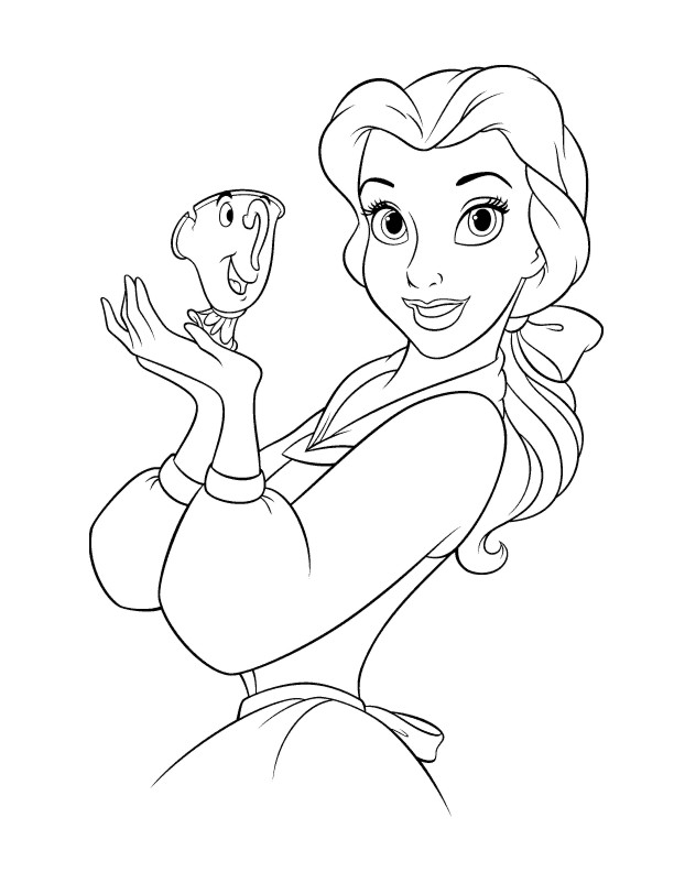 Dessin à colorier: Princesse (Personnages) #85285 - Coloriages à Imprimer Gratuits