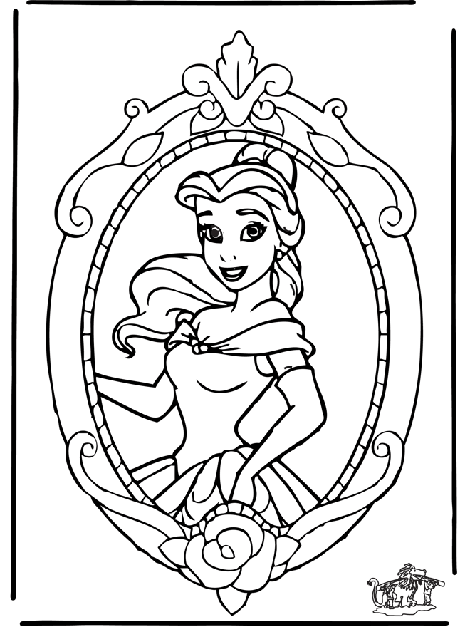 Dessin à colorier: Princesse (Personnages) #85304 - Coloriages à Imprimer Gratuits