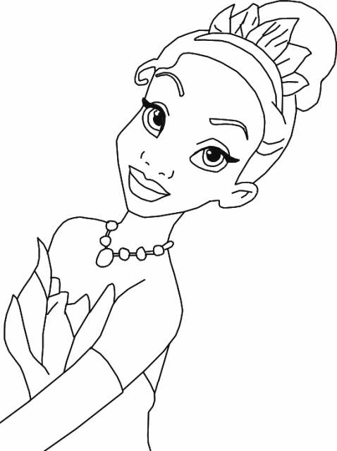 Dessin à colorier: Princesse (Personnages) #85339 - Coloriages à Imprimer Gratuits