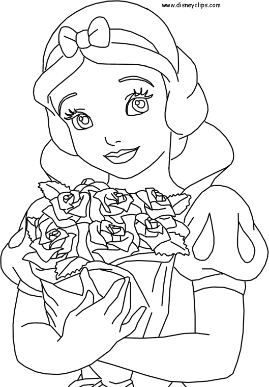 Dessin à colorier: Princesse (Personnages) #85394 - Coloriages à Imprimer Gratuits