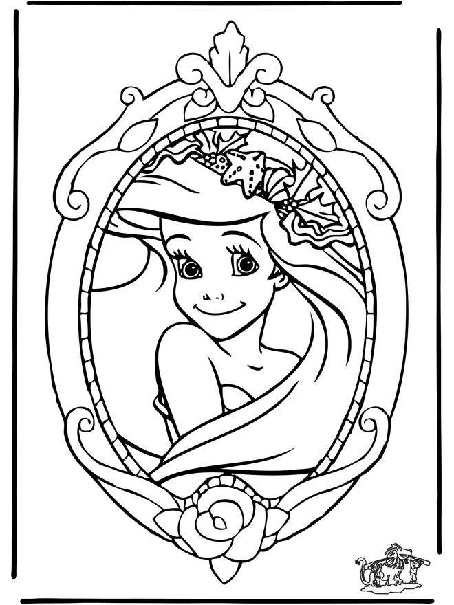 Dessin à colorier: Princesse (Personnages) #85405 - Coloriages à Imprimer Gratuits