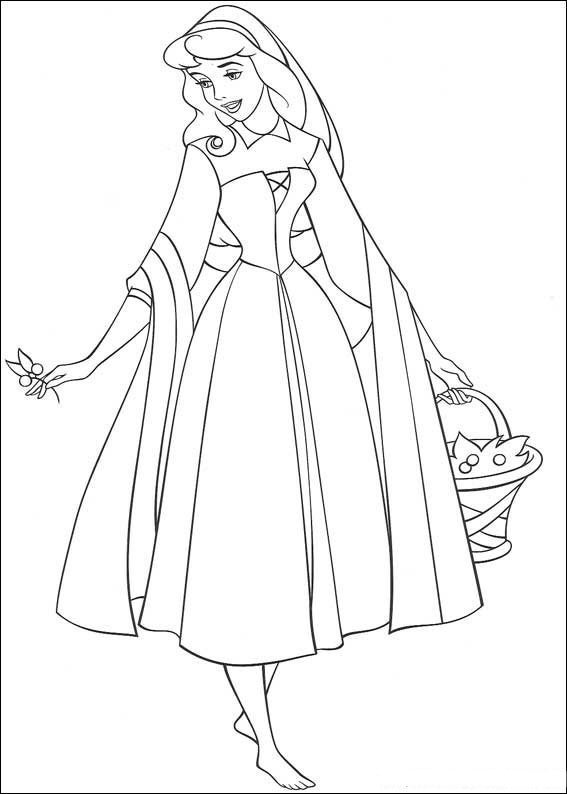 Dessin à colorier: Princesse (Personnages) #85406 - Coloriages à Imprimer Gratuits