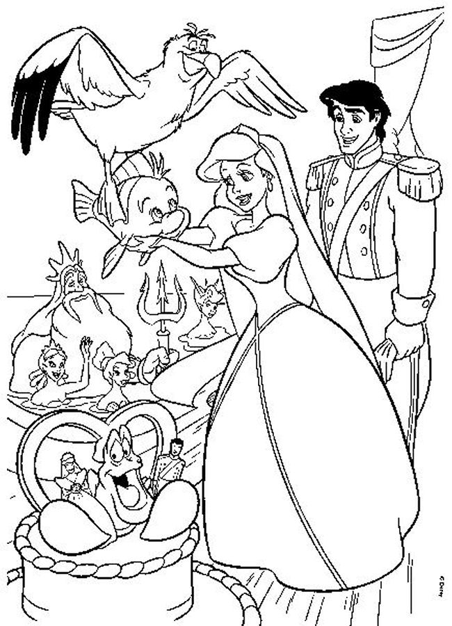 Dessin à colorier: Princesse (Personnages) #85411 - Coloriages à Imprimer Gratuits