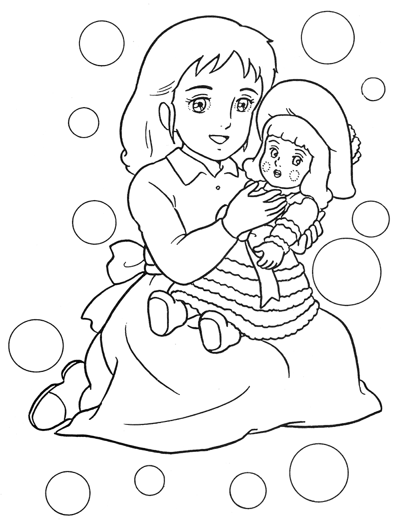 Dessin à colorier: Princesse (Personnages) #85444 - Coloriages à Imprimer Gratuits