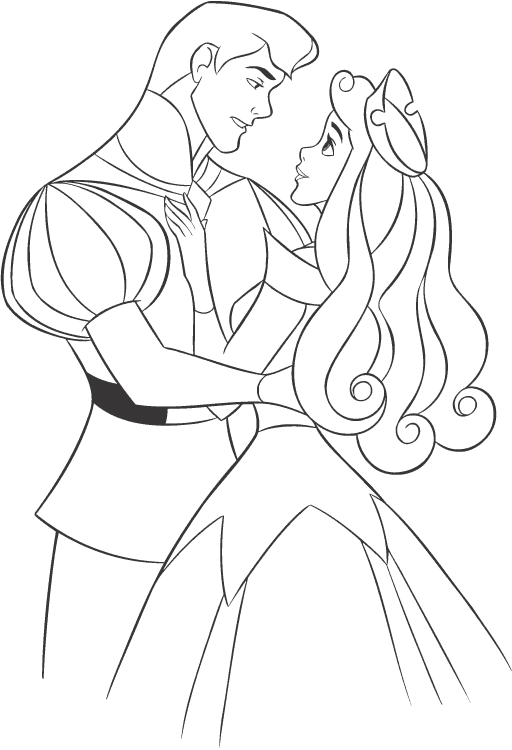 Dessin à colorier: Princesse (Personnages) #85480 - Coloriages à Imprimer Gratuits