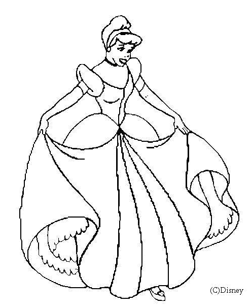 Dessin à colorier: Princesse (Personnages) #85490 - Coloriages à Imprimer Gratuits