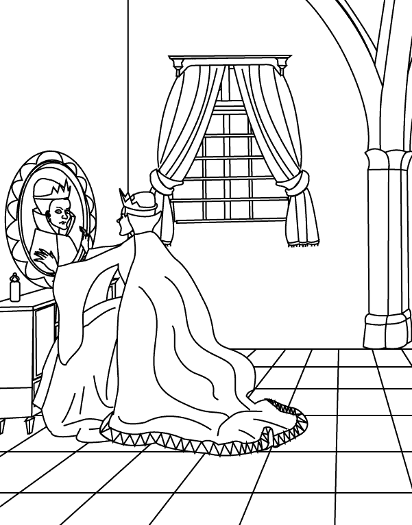 Dessin à colorier: Reine (Personnages) #106468 - Coloriages à Imprimer Gratuits