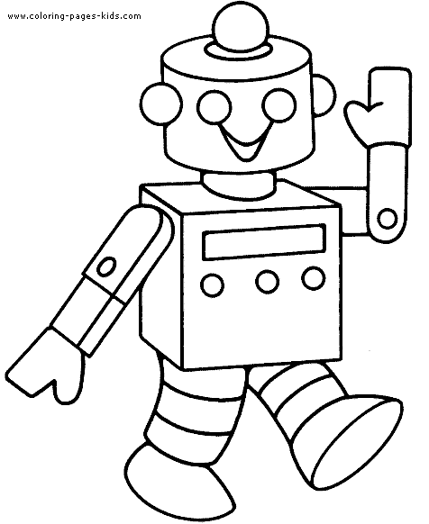 Dessin à colorier: Robot (Personnages) #106564 - Coloriages à Imprimer Gratuits
