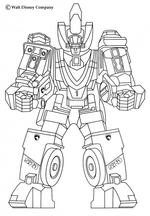 Dessin à colorier: Robot (Personnages) #106575 - Coloriages à Imprimer Gratuits