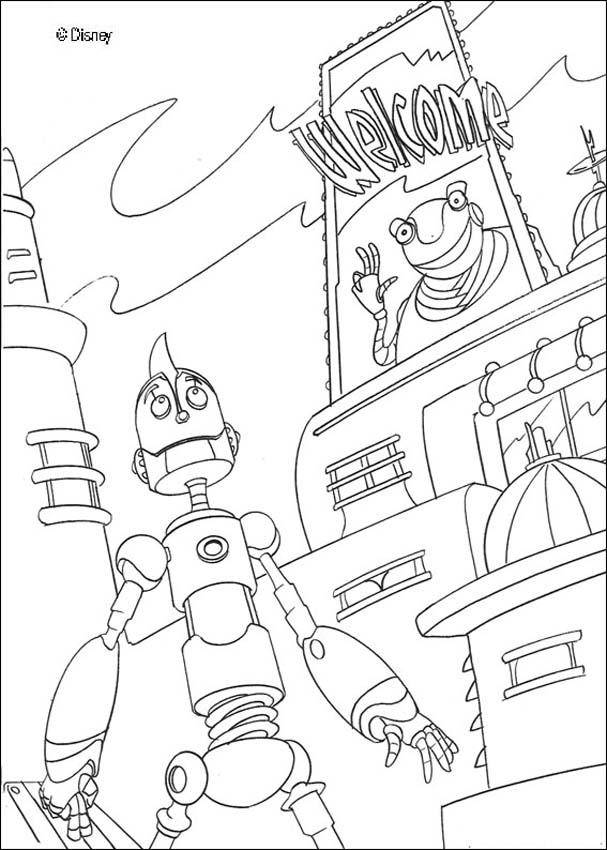 Dessin à colorier: Robot (Personnages) #106584 - Coloriages à Imprimer Gratuits