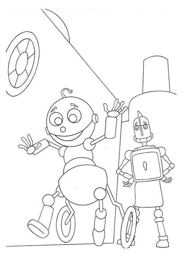 Dessin à colorier: Robot (Personnages) #106622 - Coloriages à Imprimer Gratuits