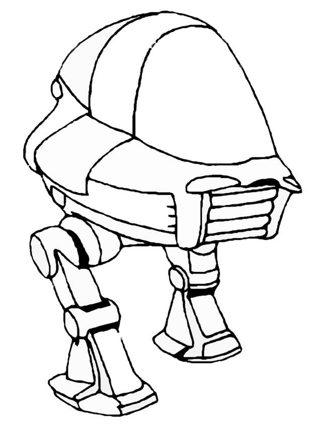 Dessin à colorier: Robot (Personnages) #106627 - Coloriages à Imprimer Gratuits