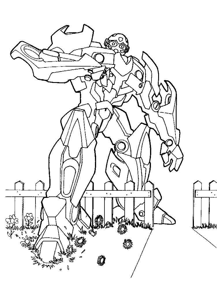 Dessin à colorier: Robot (Personnages) #106734 - Coloriages à Imprimer Gratuits