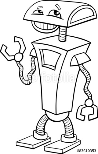 Dessin à colorier: Robot (Personnages) #106759 - Coloriages à Imprimer Gratuits