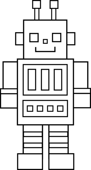 Dessin à colorier: Robot (Personnages) #106763 - Coloriages à Imprimer Gratuits