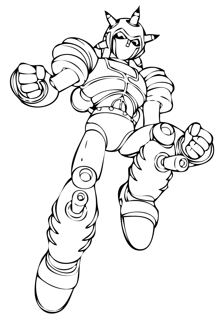 Dessin à colorier: Robot (Personnages) #106789 - Coloriages à Imprimer Gratuits