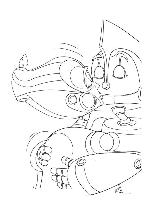 Dessin à colorier: Robot (Personnages) #106792 - Coloriages à Imprimer Gratuits