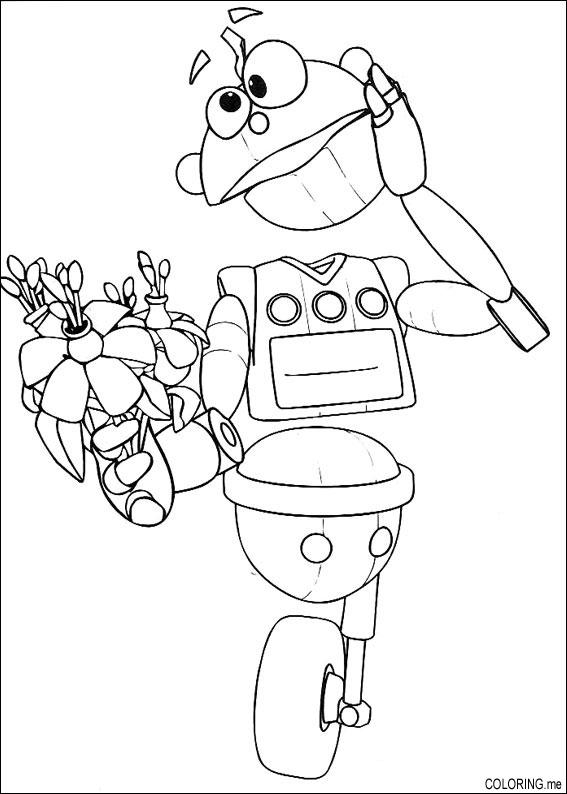 Dessin à colorier: Robot (Personnages) #106818 - Coloriages à Imprimer Gratuits