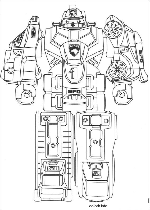 Dessin à colorier: Robot (Personnages) #106883 - Coloriages à Imprimer Gratuits